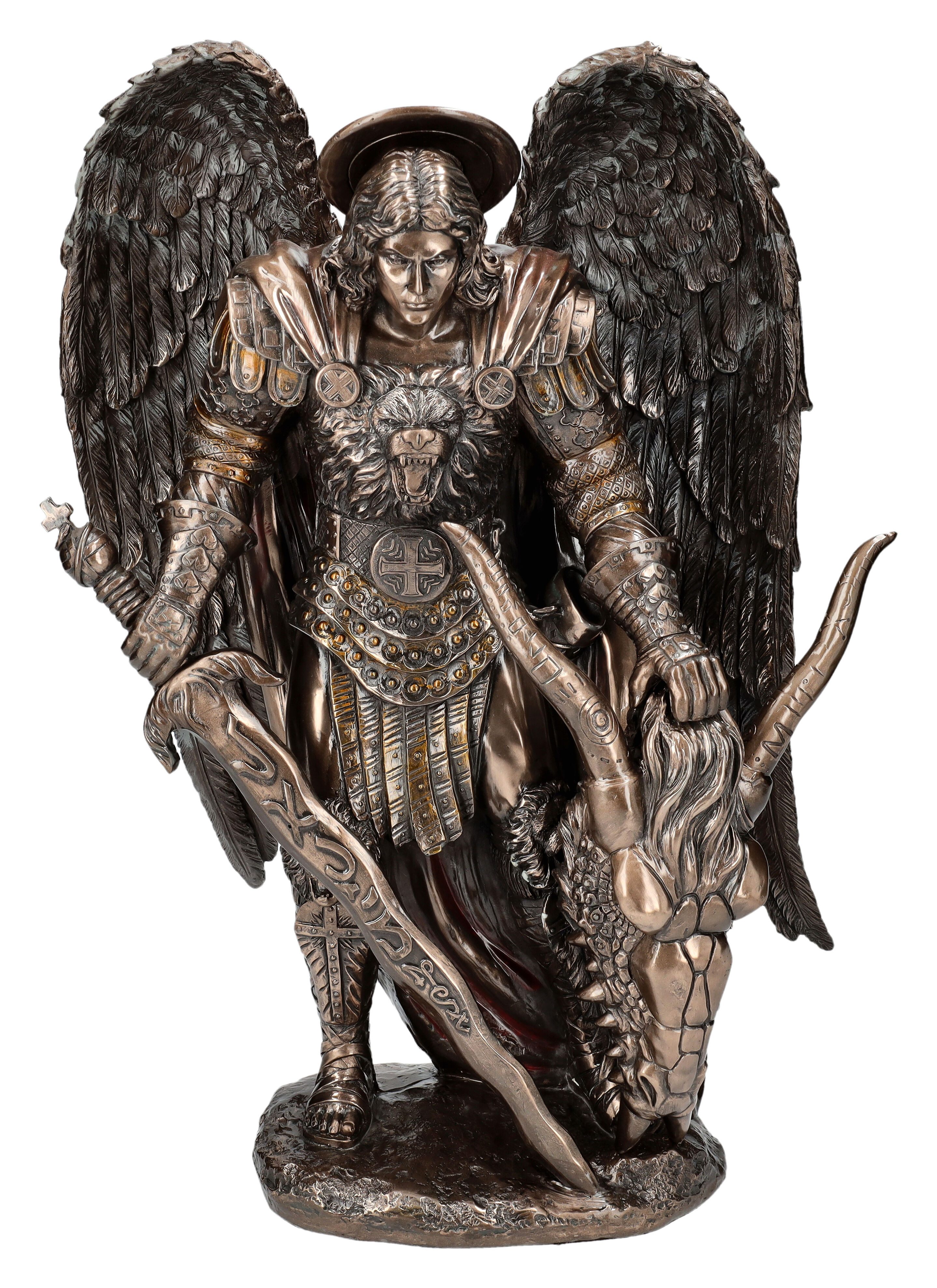 Dekofigur Himmelskrieger Figur - Erzengel Michael groß - Mythologie Dekofigur