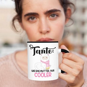 Trendation Tasse Trendation - Tante Wie Eine Mutter Nur Cooler Tasse Geschenk für Beste Tante der Welt