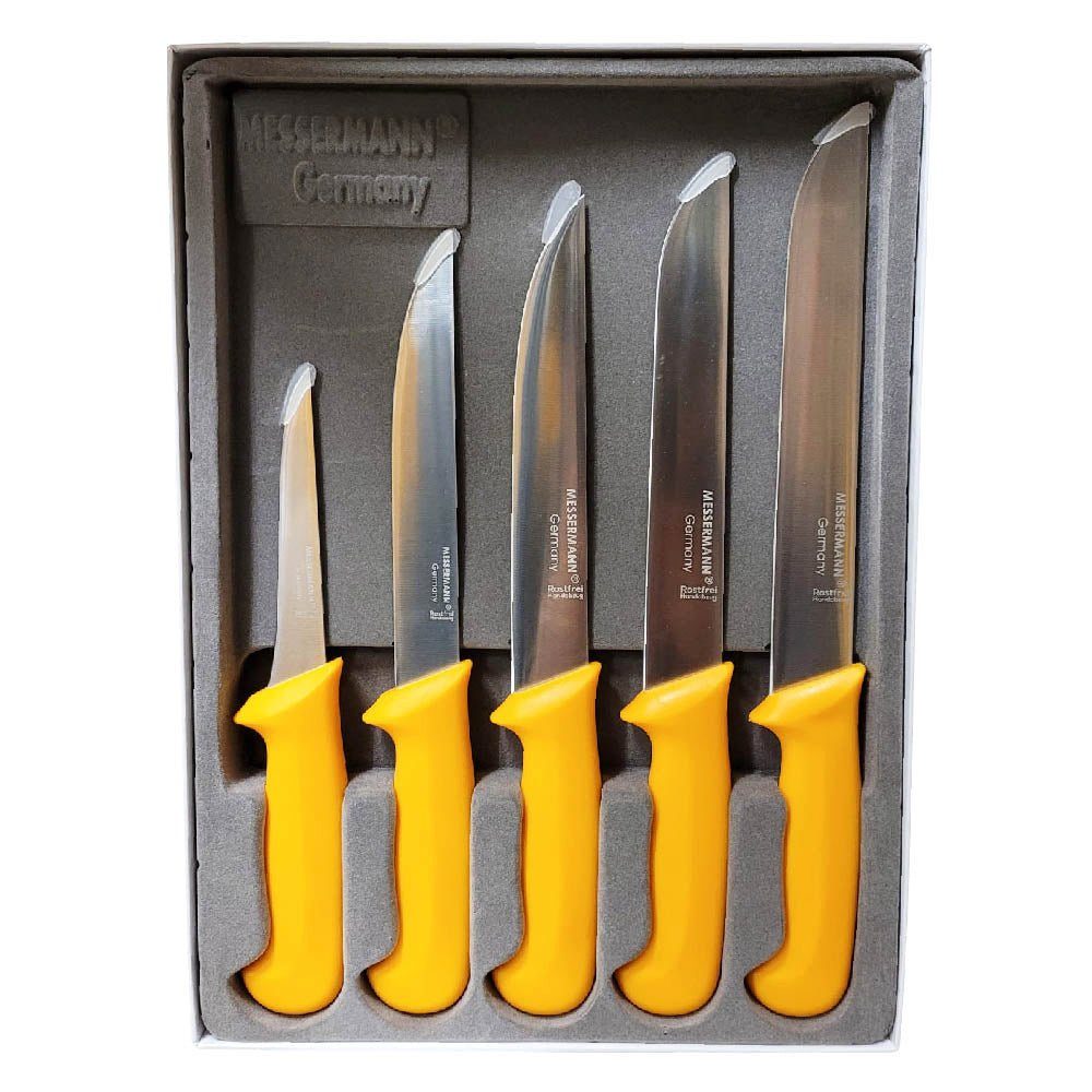 Messermann Germany Universalküchenmesser Ножиmann Germany 5 teilig Ножиsatz