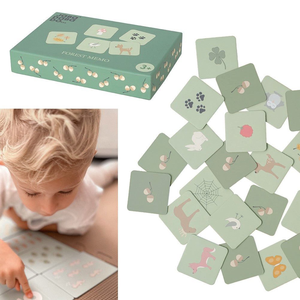 JaBaDaBaDo Lernspielzeug Memo Spiel Waldtiere 3J+