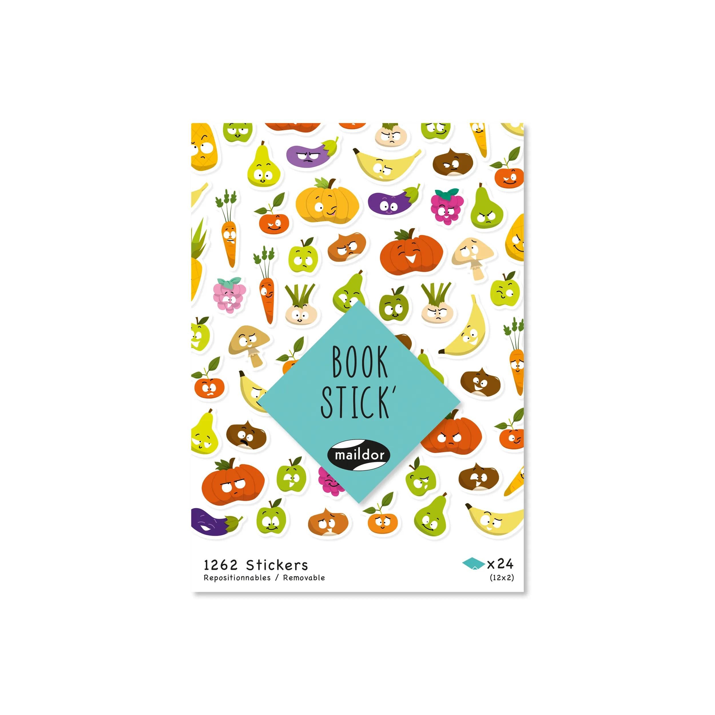 maildor Sticker 5x Book Stick A5 Emoticons - Mehrfarbig AE200C, Stickeralbum