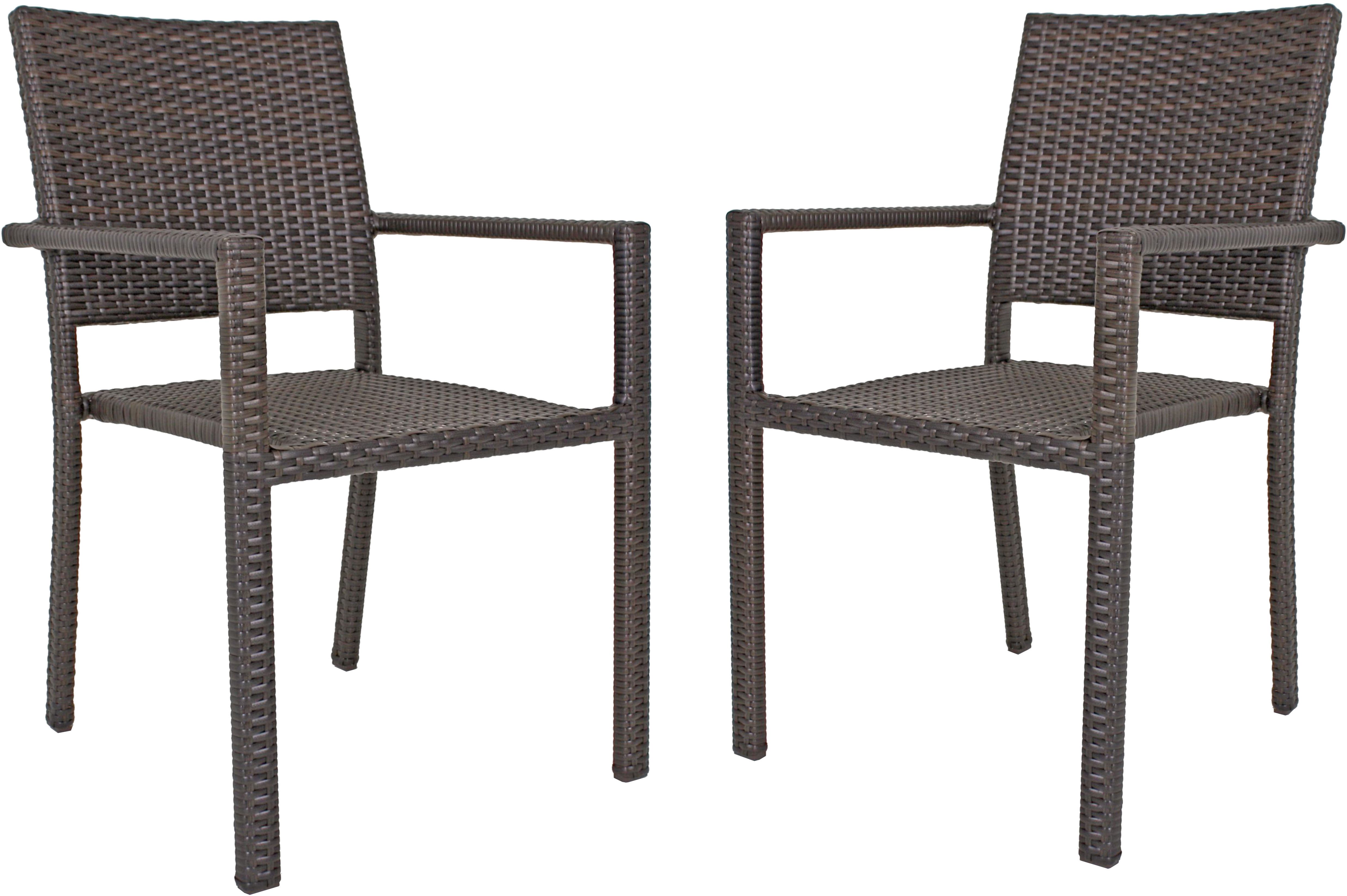 Garden Pleasure Stapelstuhl MALAGA (Set, 2 St), leicht verstaubar