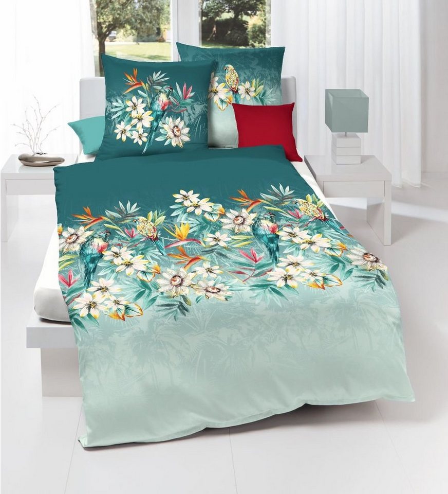 Bettwäsche »Kaeppel Fein Biber Bettwäsche 2 tlg. 135x200cm Parrots ... Bettwäsche »Kaeppel Fein Biber Bettwäsche 2 tlg. 135x200cm Parrots ...