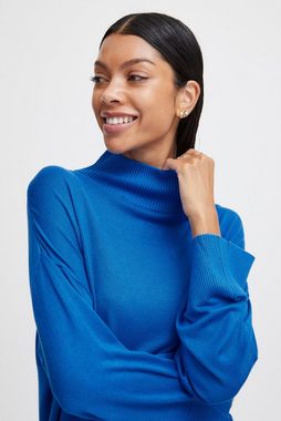 b.young Strickpullover Feinstrick Pullover Langarm Shirt BYMMPIMBA1 6263 in Blau