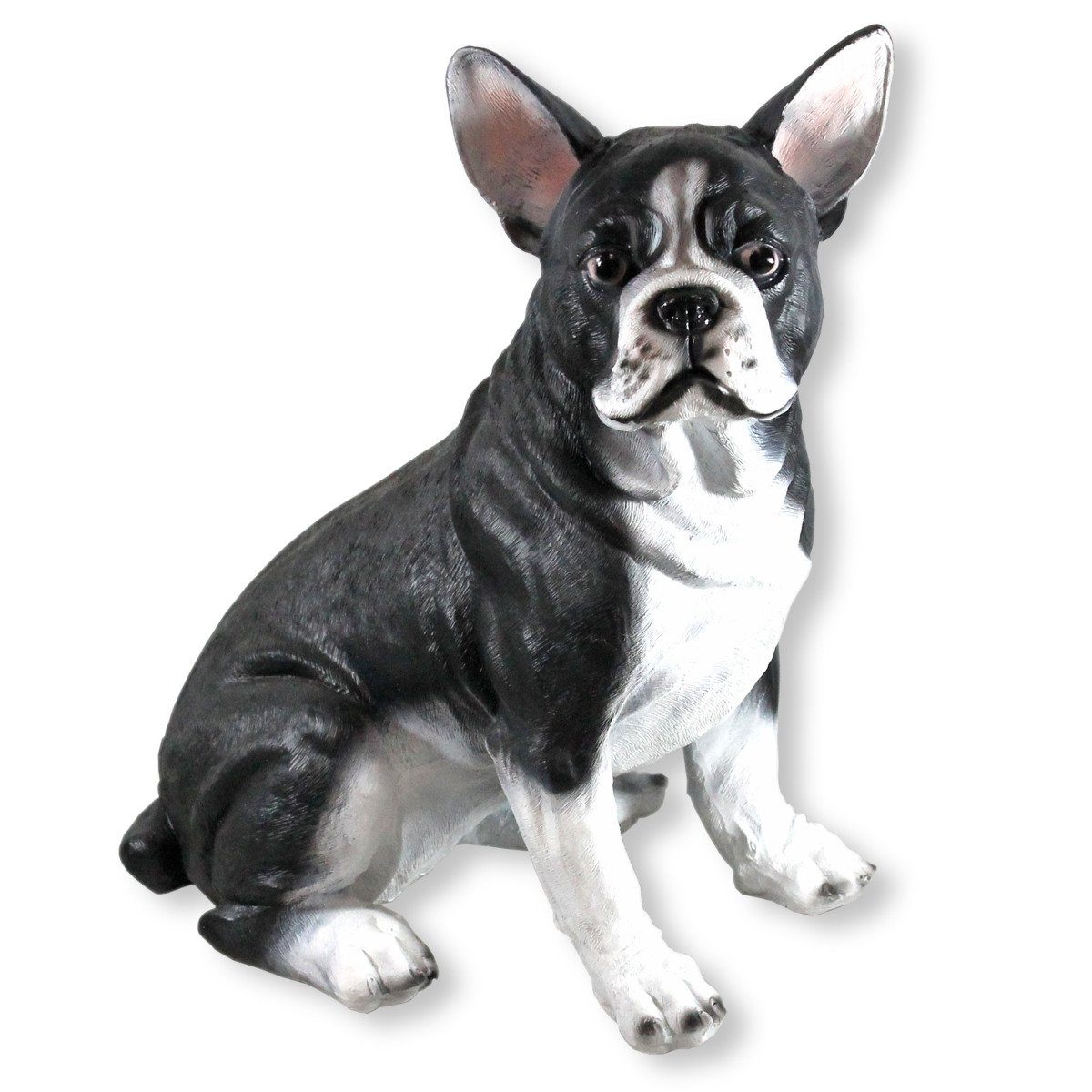 Französische Bulldogge Hund Figur Statue Werbefigur groß Fan Deko