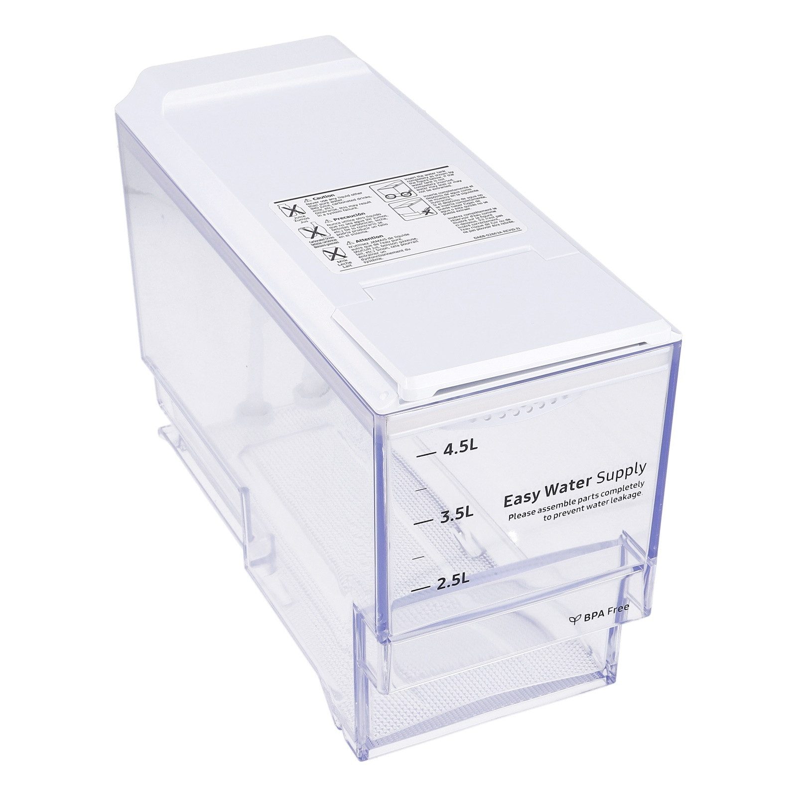easyPART Montagezubehör Kühlschrank wie SAMSUNG DA97-15758A Wassertank für Kühlteil