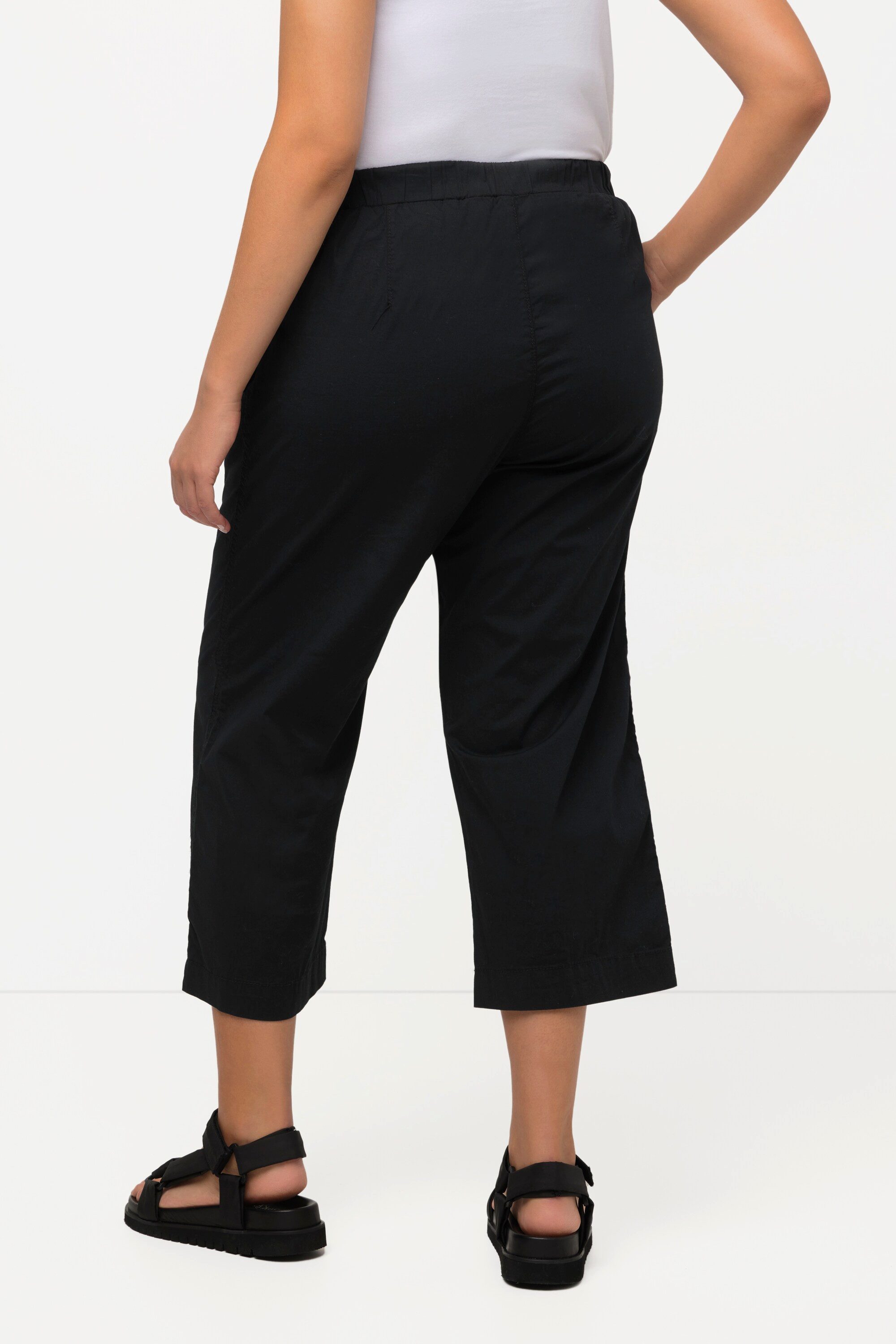 Ulla Popken 7/8-Hose 7/8-Hose Ruby geformtes Knie gerades Bein