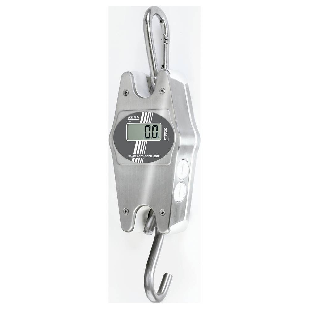 Kern Kofferwaage Hängewaage HCN 50K100IP, Kalibrierbar, Mit Haken, Mit Karabiner