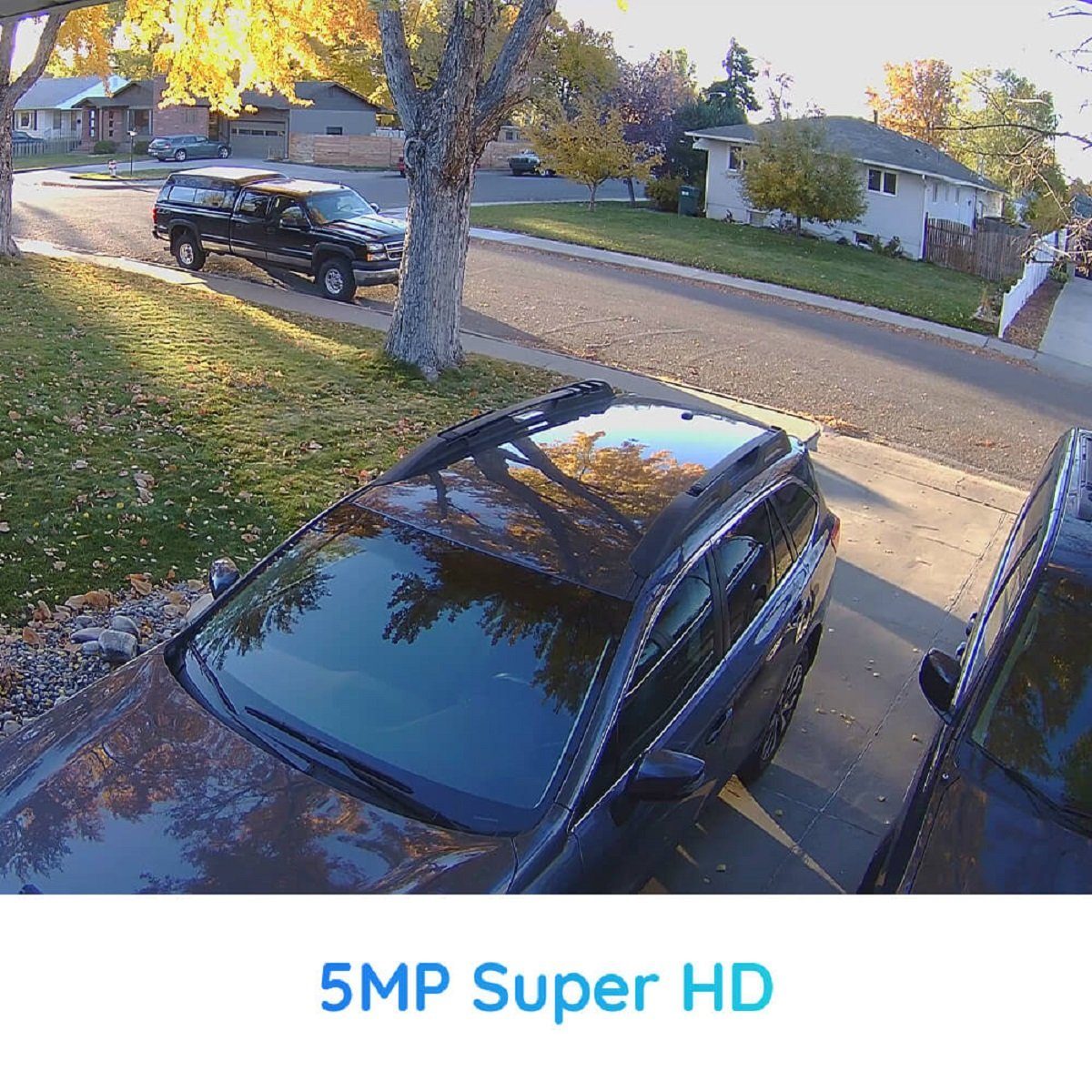 Reolink Überwachungskamera E1 Outdoor 5MP PTZ 2.4/5G WLAN IP (Außenbereich, 1-tlg., Personen- & Autoerkennung,Farbige Nachtsicht,Auto-Tracking Zoom)