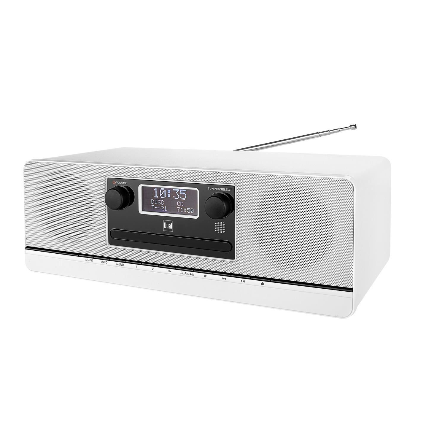 und Dual BT DAB mit Digitalradio (DAB) Weiß Bluetooth Micro-System CD/USB 420 DAB/UKW