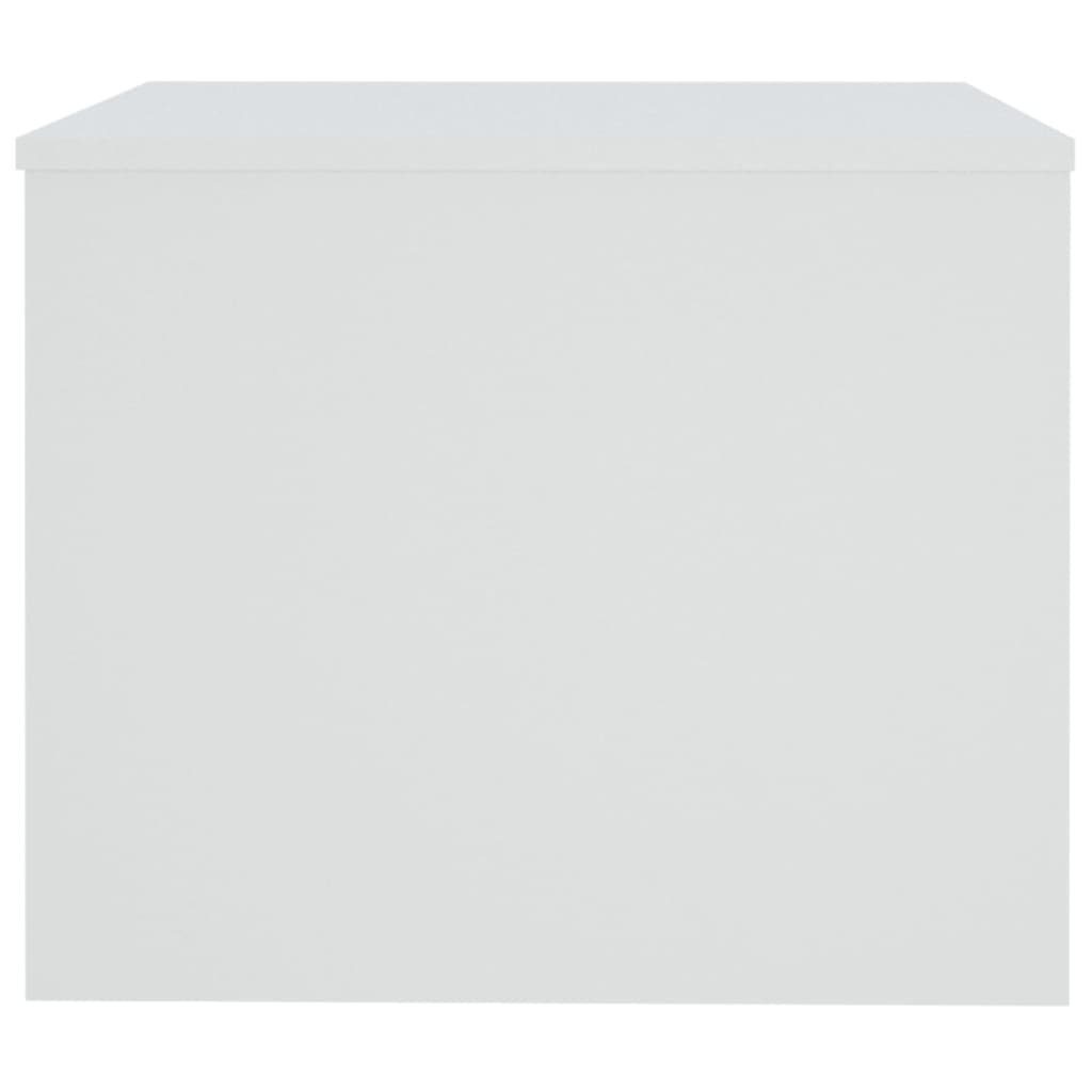 Weiß 80x50x40 Couchtisch vidaXL Weiß (1-St) Holzwerkstoff Weiß Couchtisch | cm