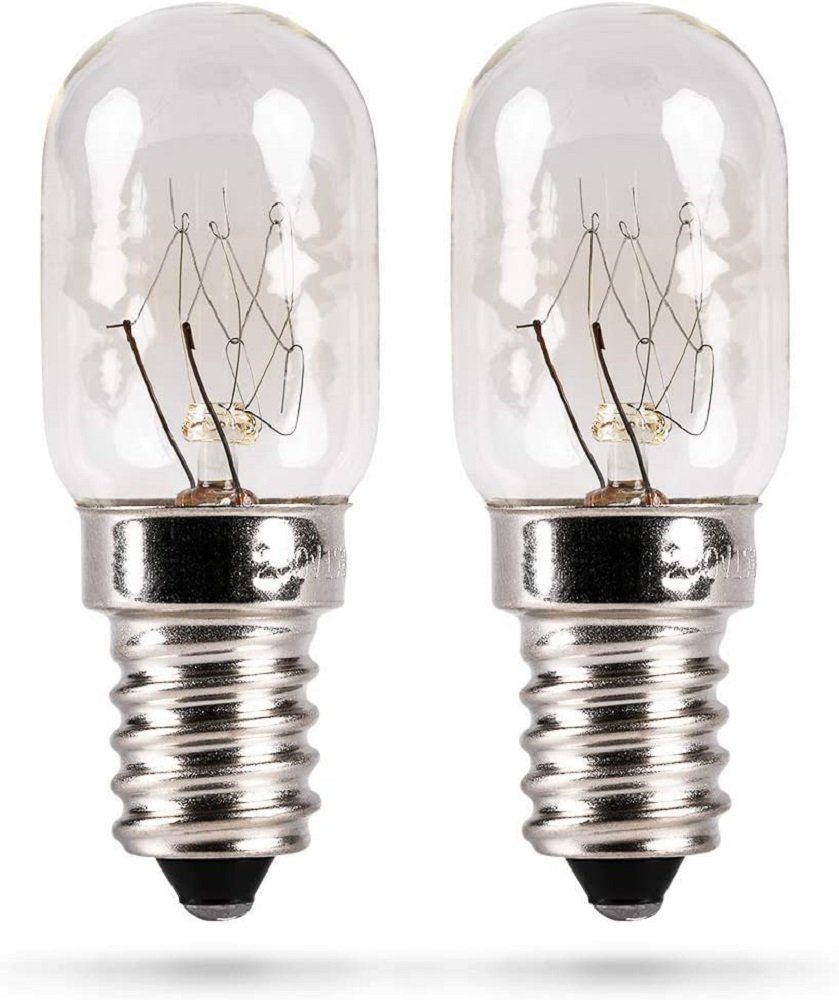 HEITECH Spezialleuchtmittel 15W E14 - Glühbirne, 90 Lumen & 2500K, 2 St.