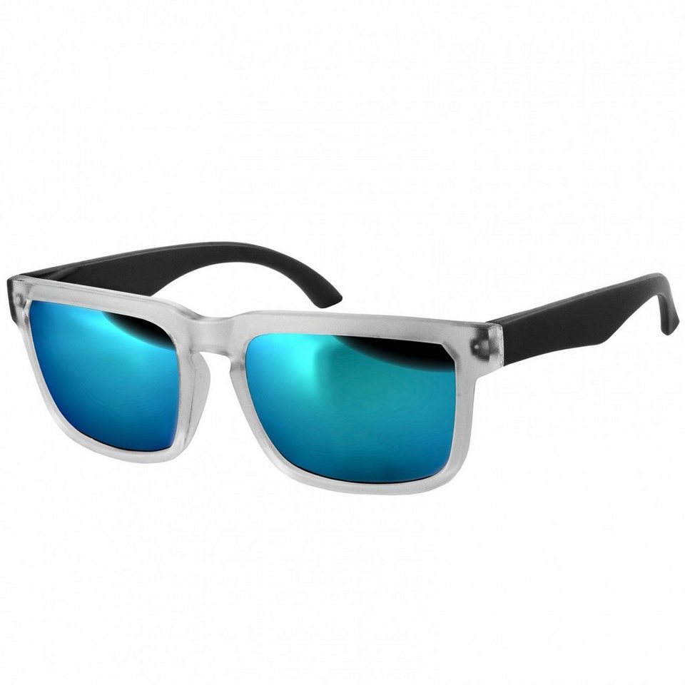 Caspar Sonnenbrille SG018 Unisex Retro Design Brille Sonnenbrille mit  gefrostetem Rahmen