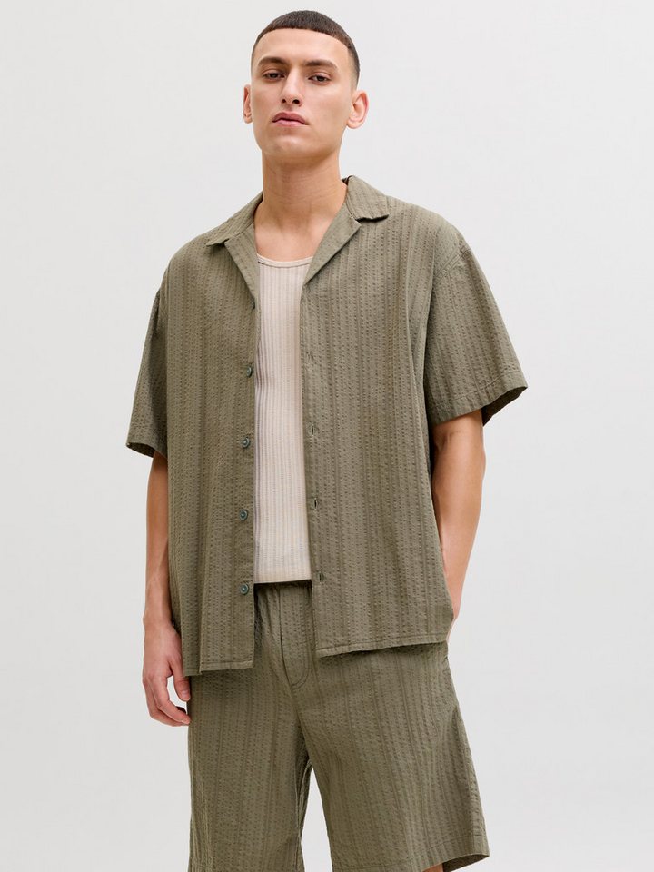 Jack & Jones Kurzarmhemd JJETYSON RESORT SHIRT SS SN mit Resort-Kragen