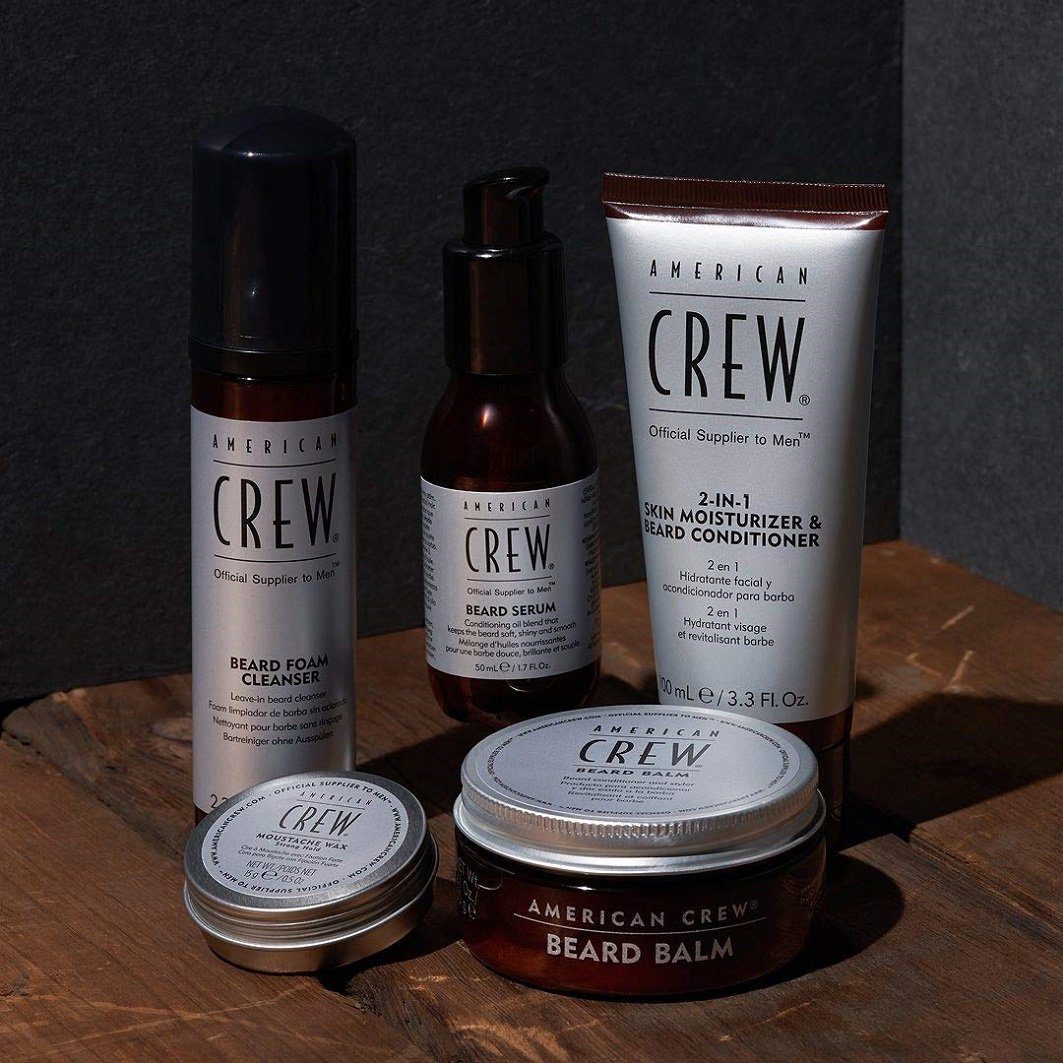 American Crew Bartconditioner 2In1 Skin Moisturizer & Beard Conditioner 100 ml, Macht Barthaare weicher & pflegt, stärkt die Haut, ohne Rückstände