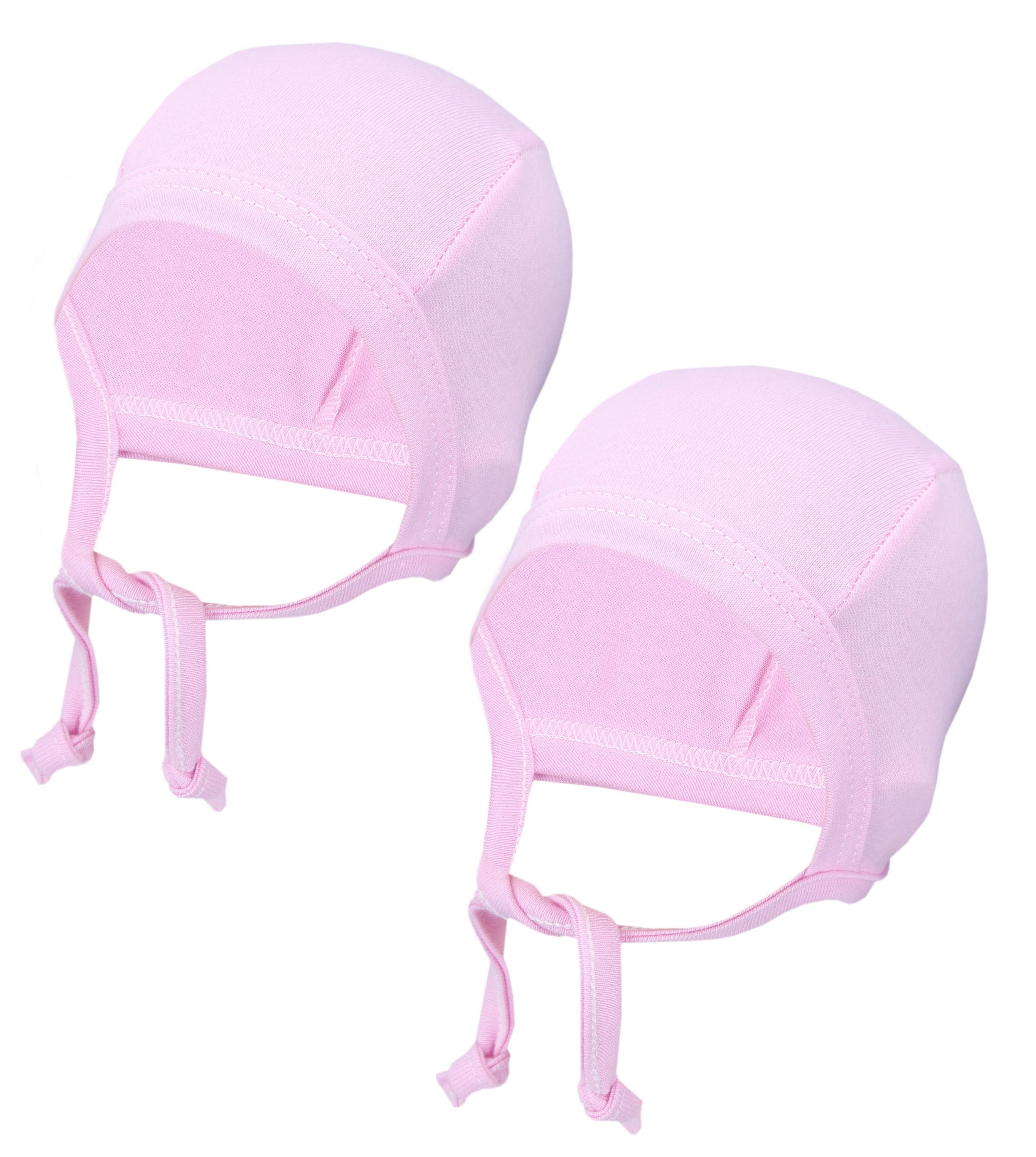 Erstlingsmütze TupTam Unisex Baby Erstlingsmütze zum Binden 2er Pack