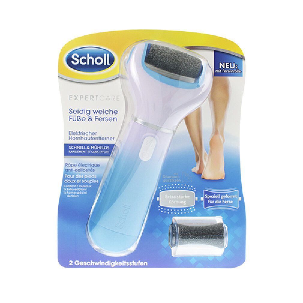 Dr. Scholl Fußcreme Hornhaut Fußpflegesystem Velvet Smooth Pedi blau, 1 St