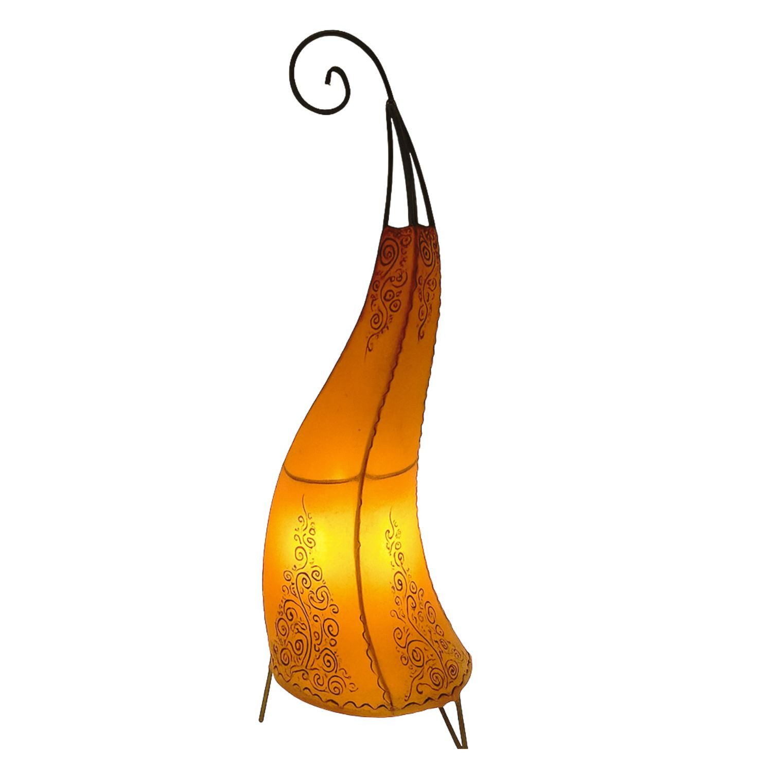 Marrakesch Orient & Mediterran Interior Stehlampe Orientalische Stehlampe Daya Orange, 70cm, Handwäsche