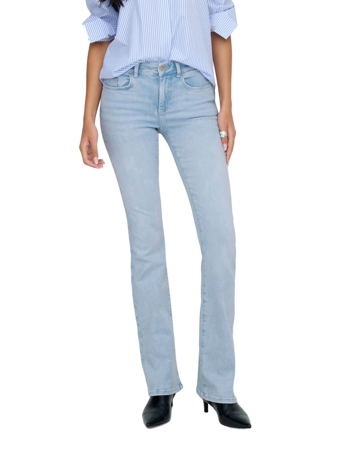 ONLY Schlagjeans ONLBLUSH MID FLARED DNM mit Stretch günstig online kaufen