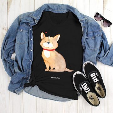Mr. & Mrs. Panda T-Shirt Hund Glück - Schwarz - Geschenk, Hundemama, niedlich, Sprüche, Geburs (1-tlg)