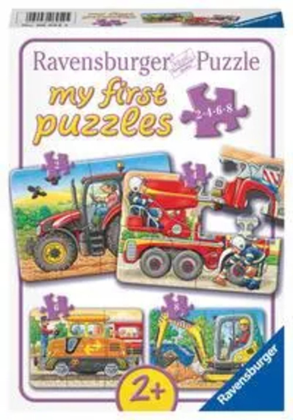 Puzzle Bei der Arbeit. My first Puzzles. 4 Motive