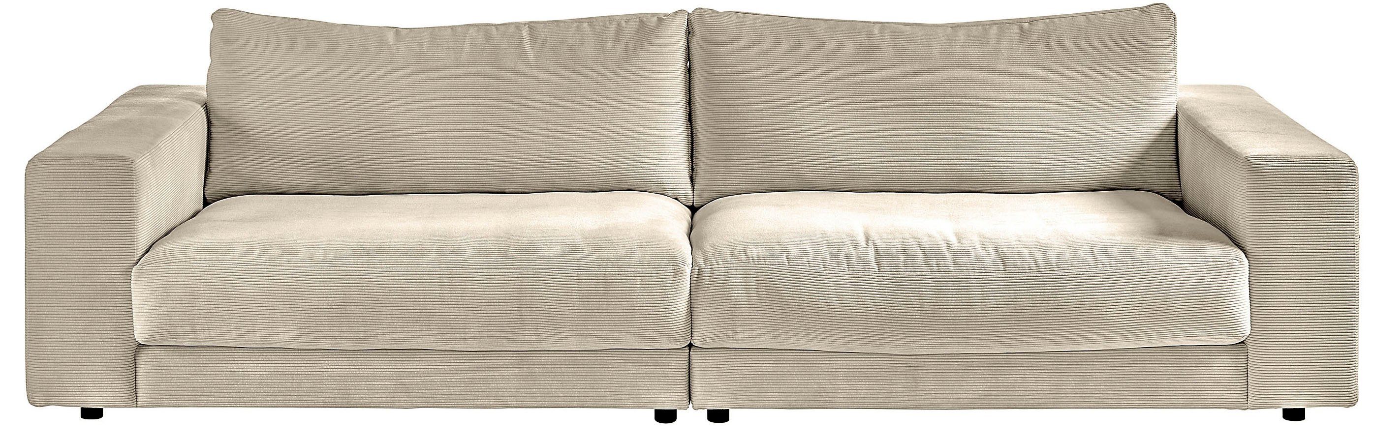 Places of Style Big-Sofa Enisa, legere Polsterung B/T/H: 290/127/85 cm, Zeitloses und stylisches Loungemöbel, in Fein- und Breitcord