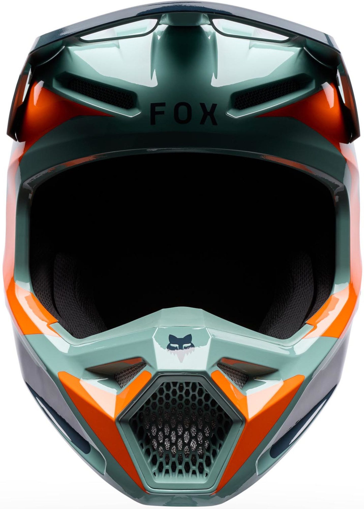 Fox Racing Motocrosshelm V1 Image Print Motocross Helm, Waschbar