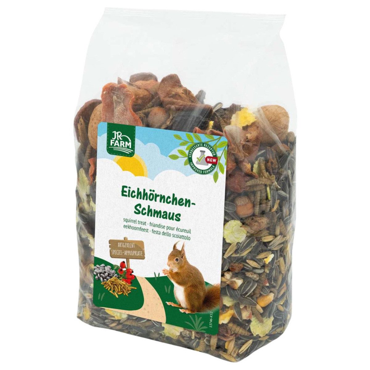 JR Farm Garden Eichhörnchen-Schmaus 600 g - 6 Stück, für: Farming