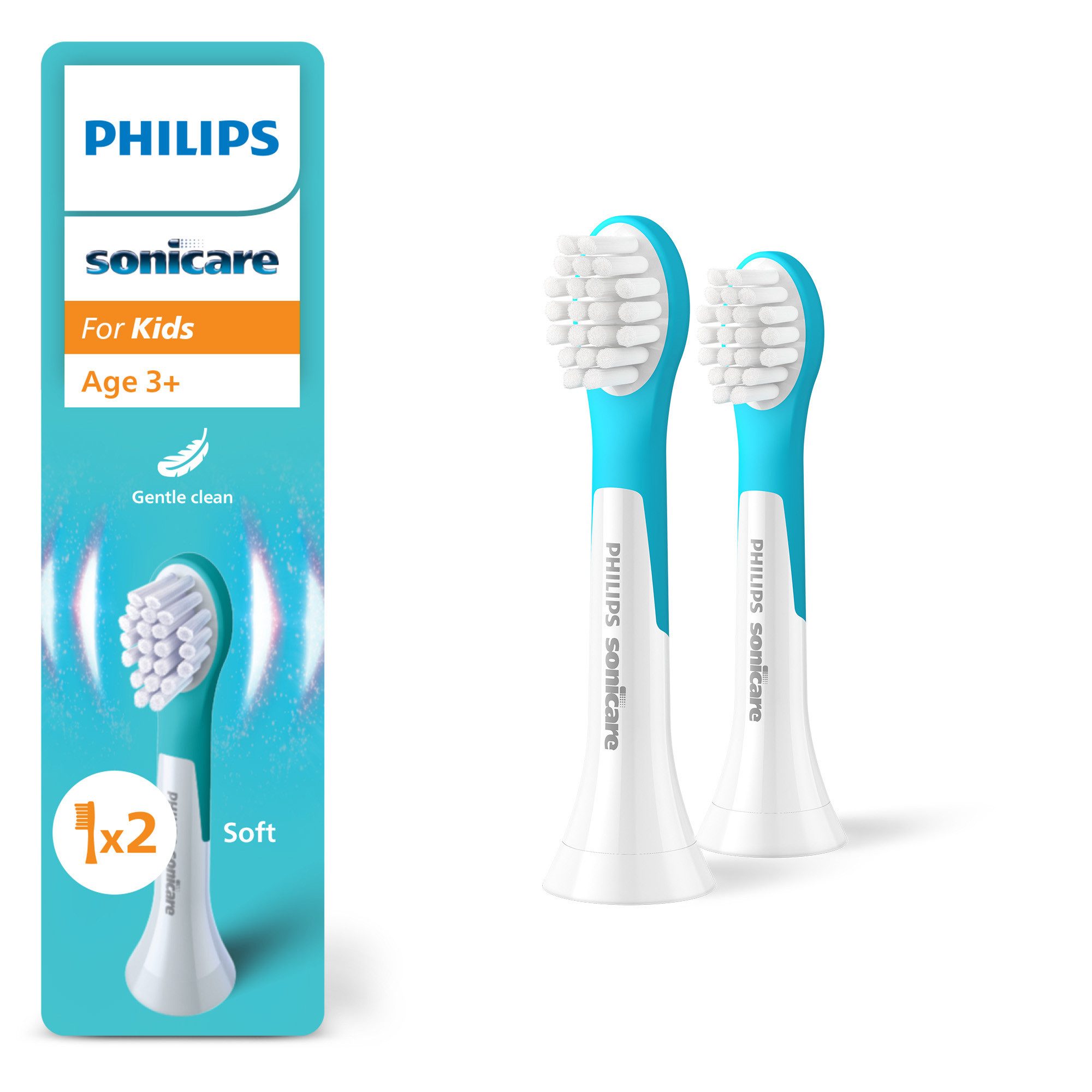 Philips Sonicare Щетки For Kids, für Milchzähne geeignet, ab 3 Jahren, für jedes Sonicare Handstück