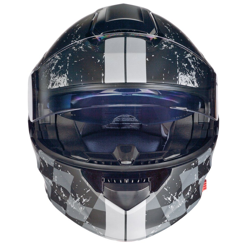rueger-helmets Motorradhelm rueger RS-982 Klapphelm mit getöntem Klappvisier, 1460 Gramm, XS.XL