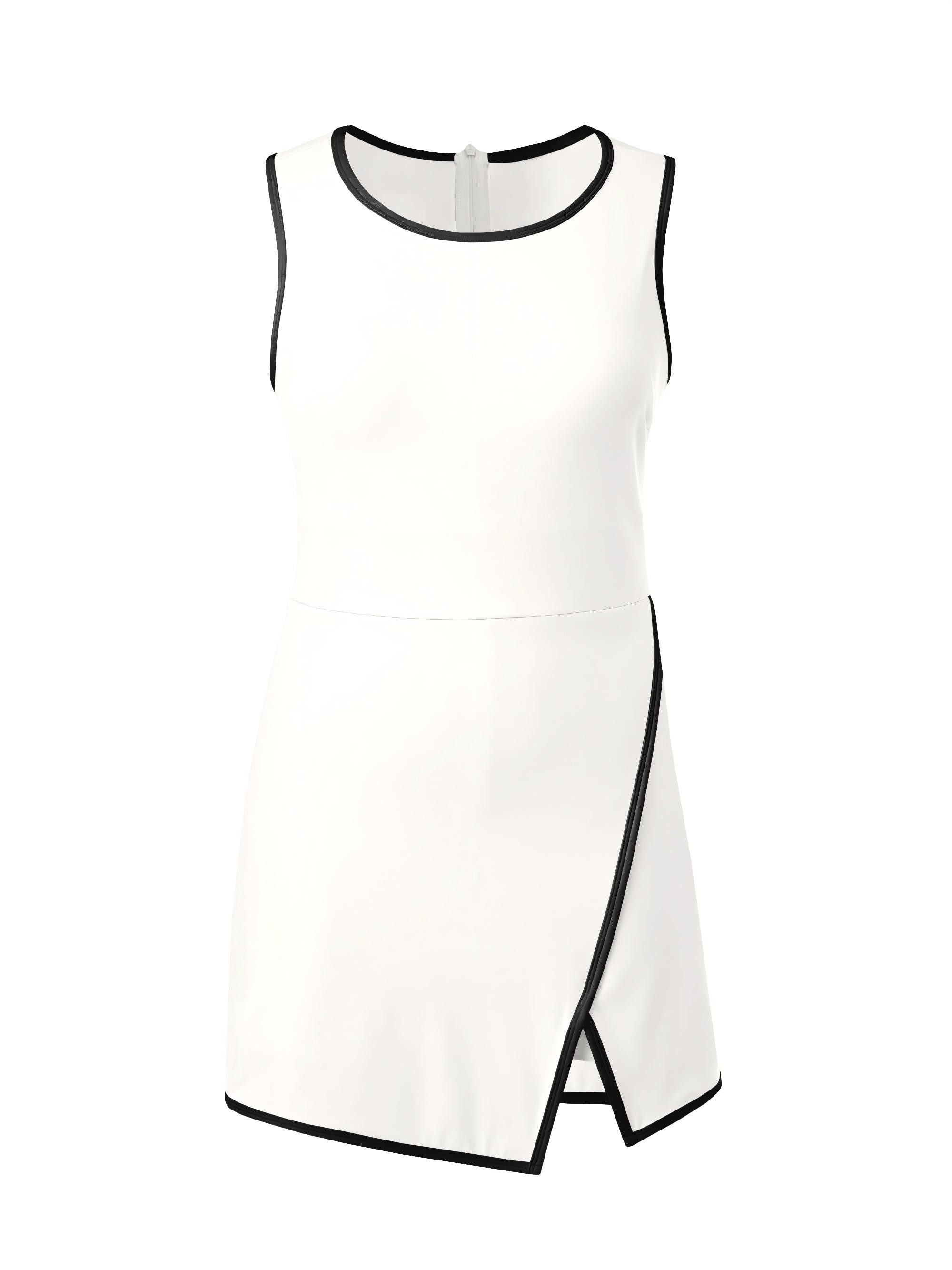 Imily Bela Minikleid Damen Sportkleider mit integrierten BH (Packung, 1-tlg., 1per-Pack) mit integrierten Shorts und Taschen