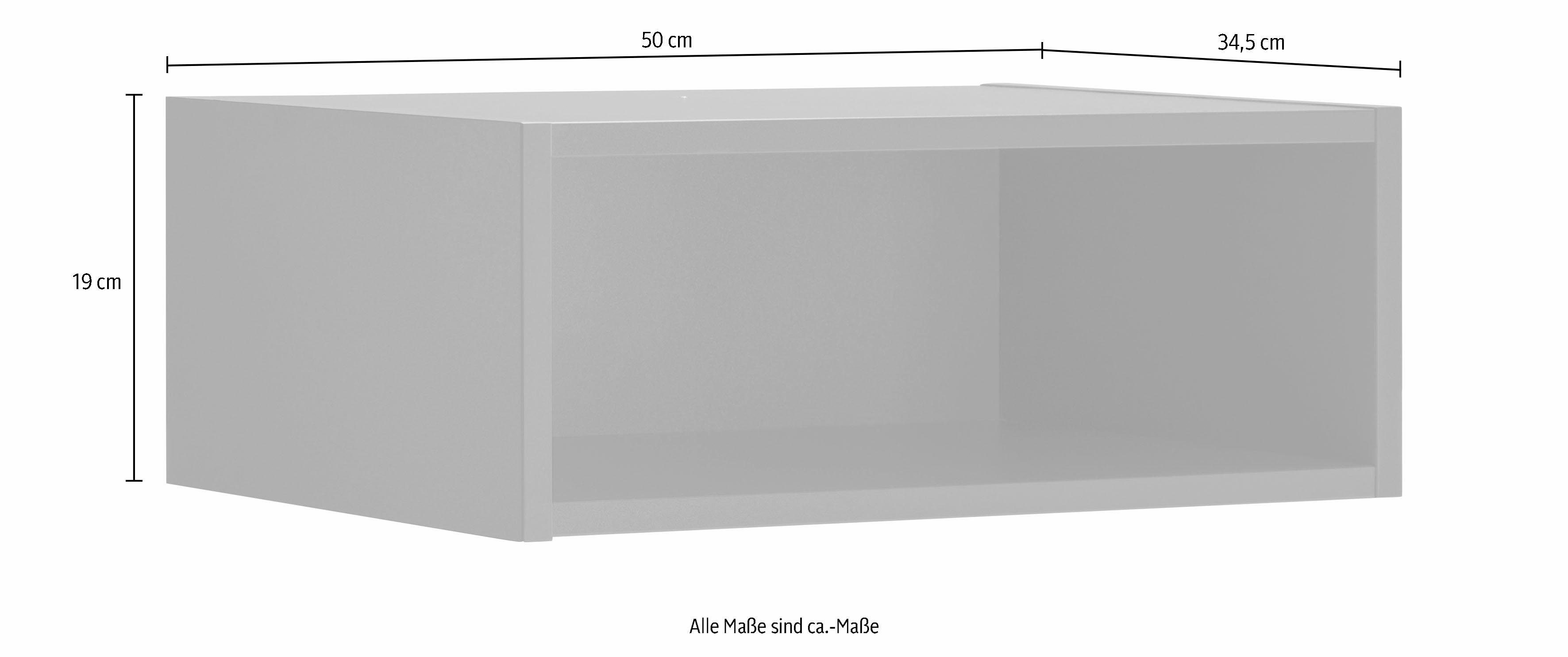 Hängeregal 50/34,5/19,2 Mini, cm Maße (B/T/H): OPTIFIT