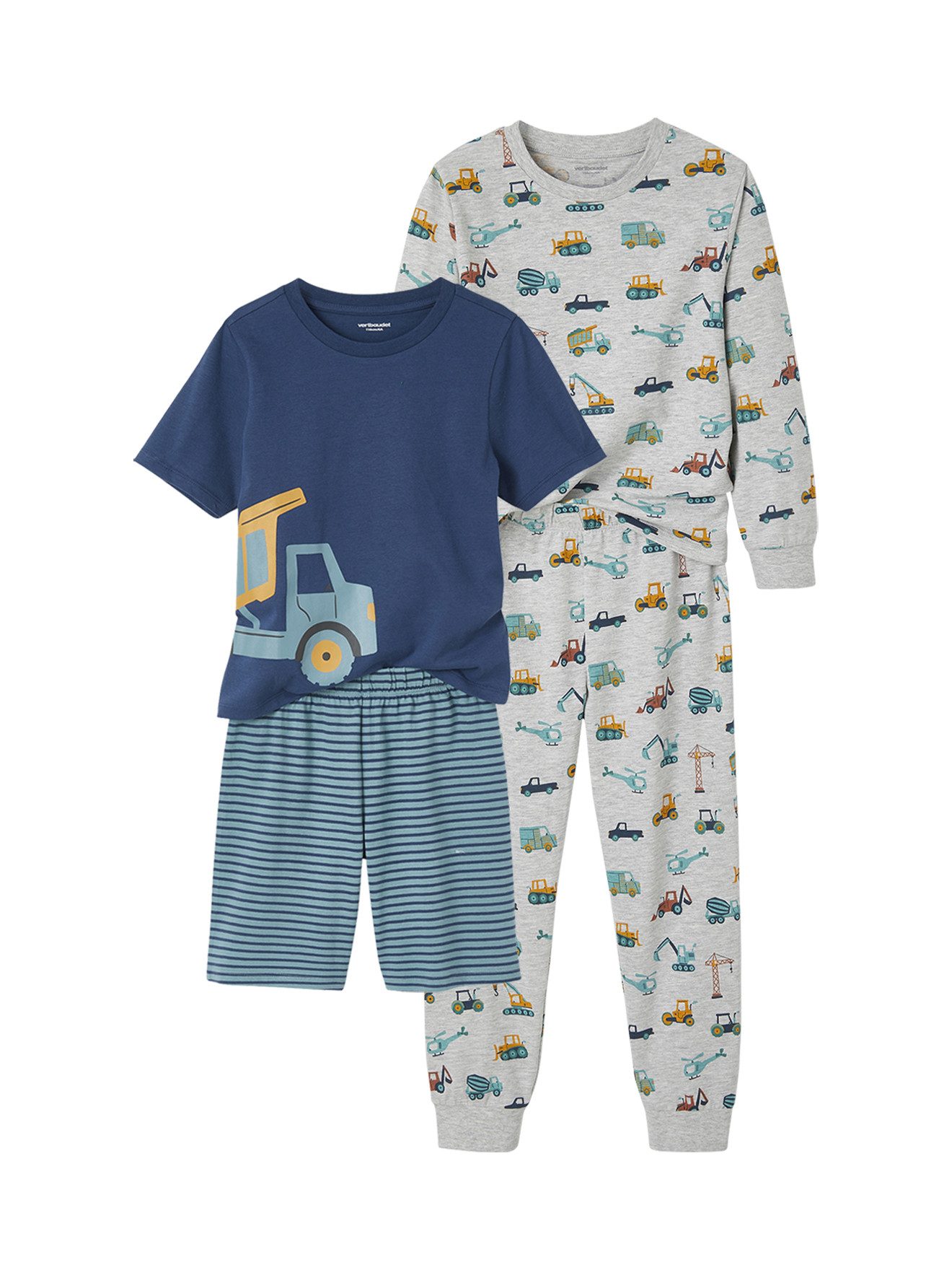 Schlafanzug 2er-Pack Jungen Schlafanzüge, kurz & lang
