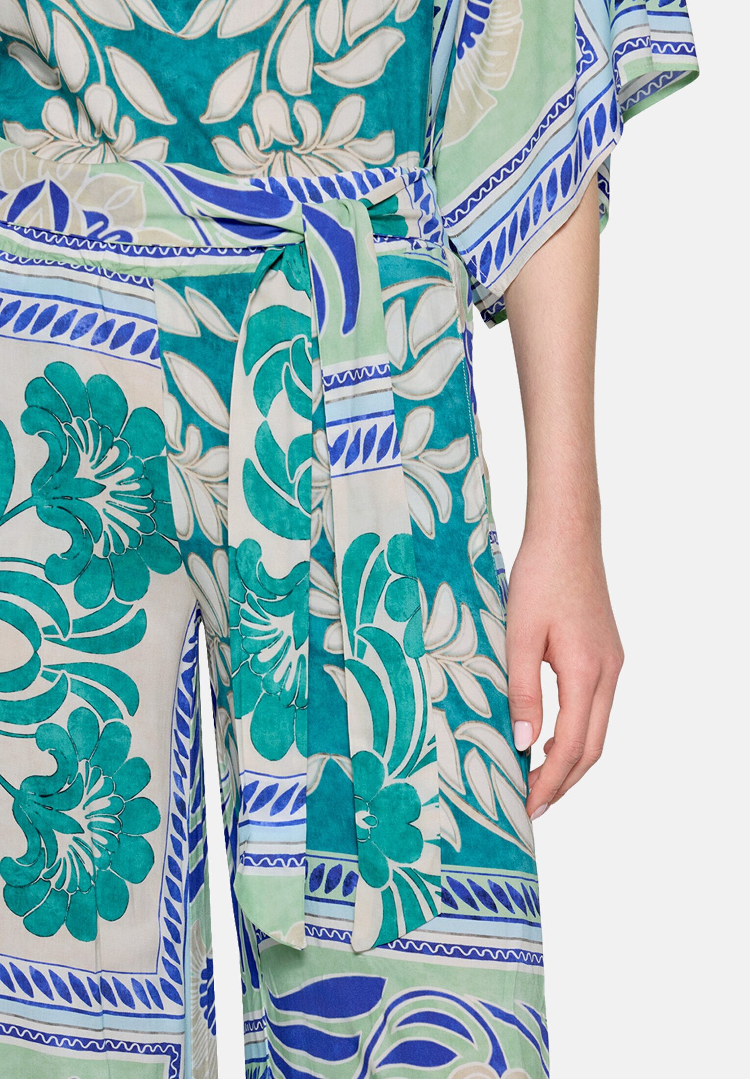 Cartoon Palazzohose Damen mit Gummizug