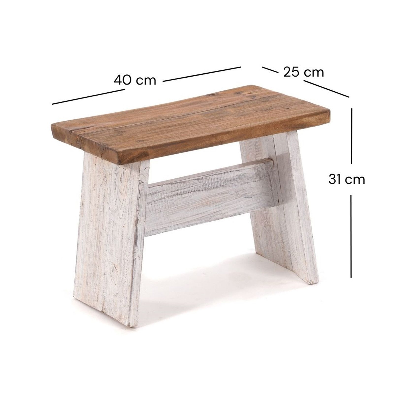 DESIGN DELIGHTS Hocker SITZBÄNKCHEN "SCHEMEL 40", günstig online kaufen