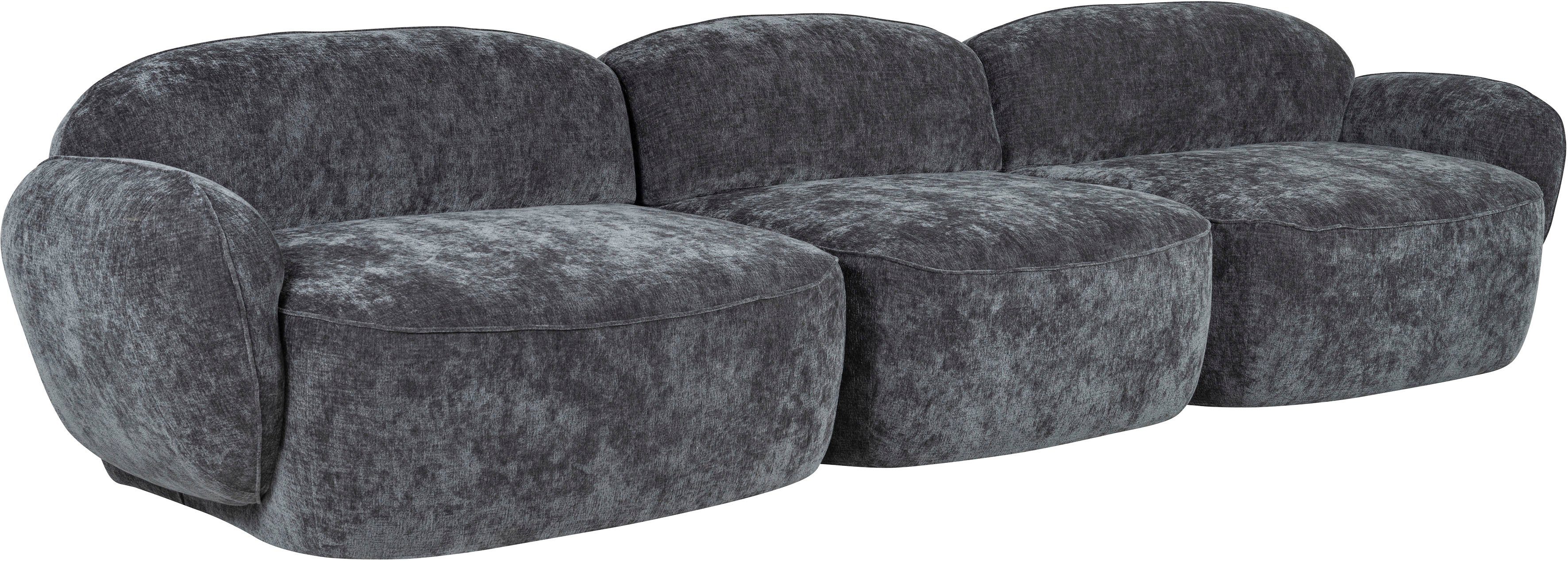 3,5-Sitzer Memoryschaum, durch im komfortabel furninova Design skandinavischen Bubble,