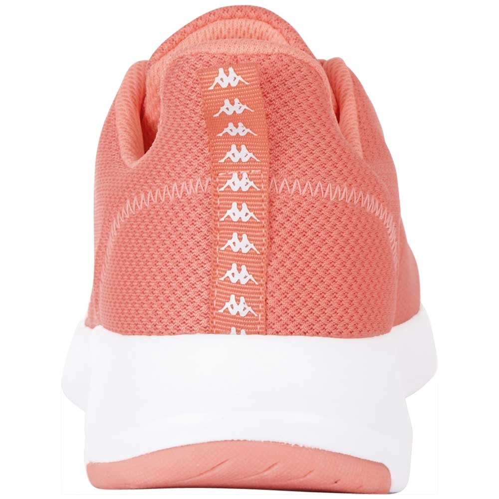 Kappa leichter Sohle coral-white Sneaker mit besonders