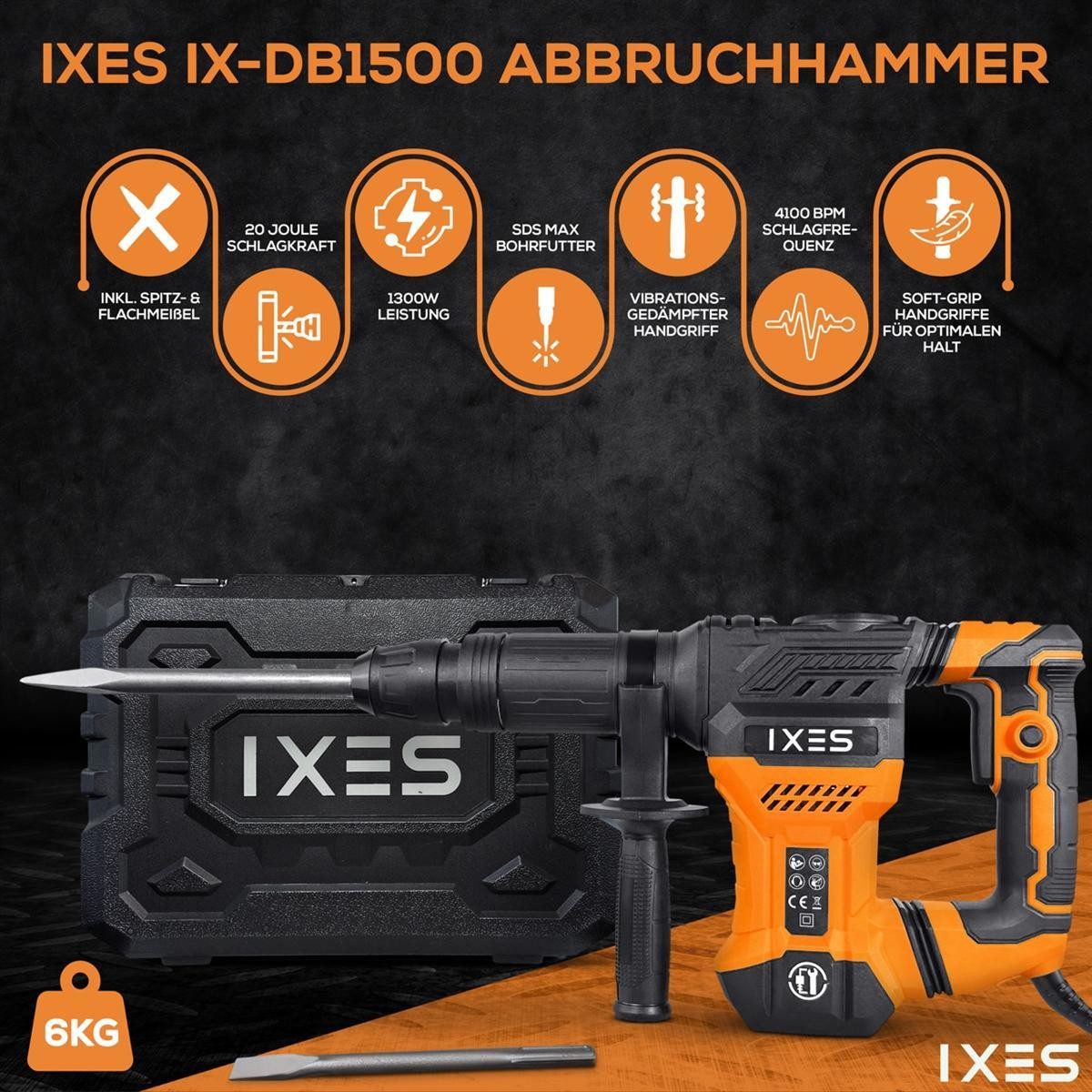 Scheppach Abbruchhammer IXES Abbruchhammer DB1500 20 Joule SDS-MAX Stemmham günstig online kaufen