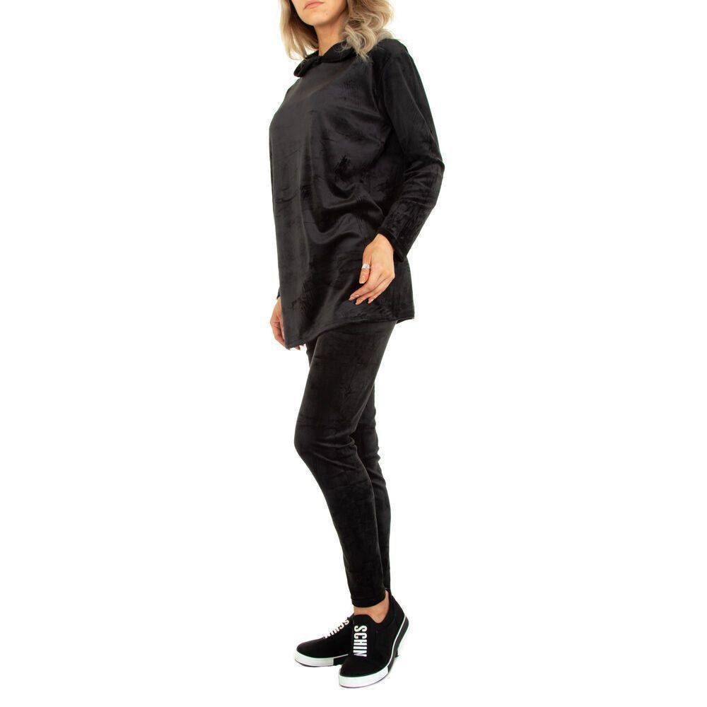 Ital-Design Freizeitanzug Damen Freizeit, Kapuze Stretch günstig online kaufen