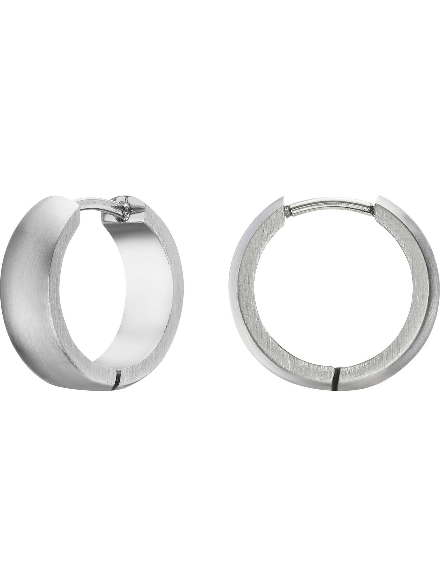 Paar Edelstahl Creolen FAVS (Paar) silber FAVS Unisex-Creolen