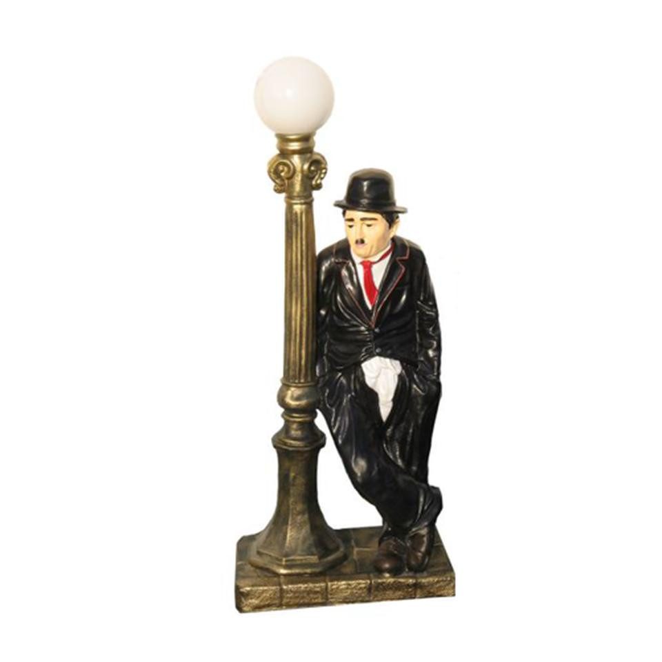 JVmoebel Skulptur Mehrfarbige Deko Figur Lampe aus Kunststoff mit modernem Design (1 St), Made in Europe
