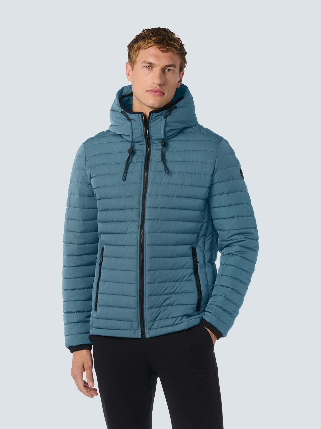 NO EXCESS Leichtdaunenjacke No Excess Kapuzen-Jacke
