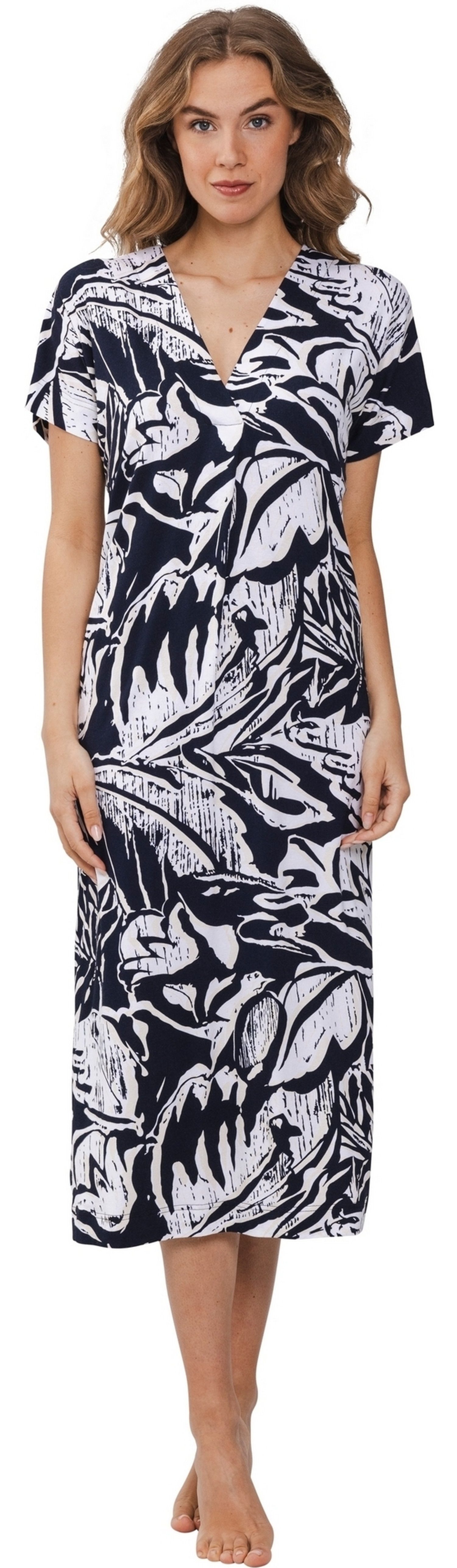 Sommerkleid Damen Kleid mit kurzem Arm