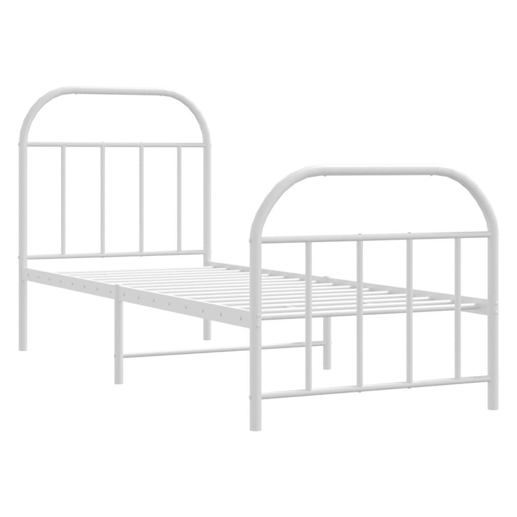 vidaXL Bett Bettgestell mit Kopf- und günstig online kaufen