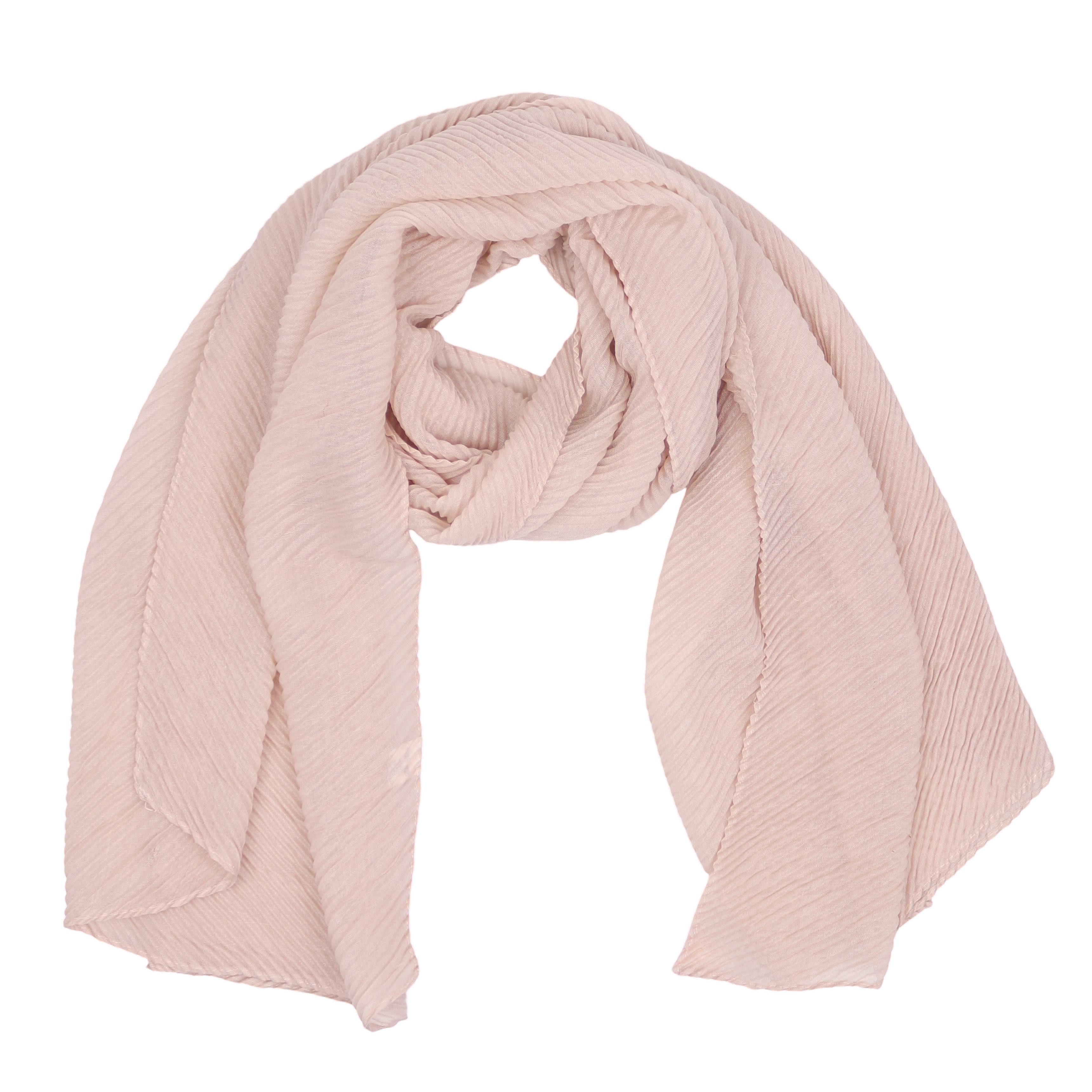 MIRROSI Modeschal Damen Gekreppter Schal Unifarbe Leicht, (Zeitlose Unifarb günstig online kaufen