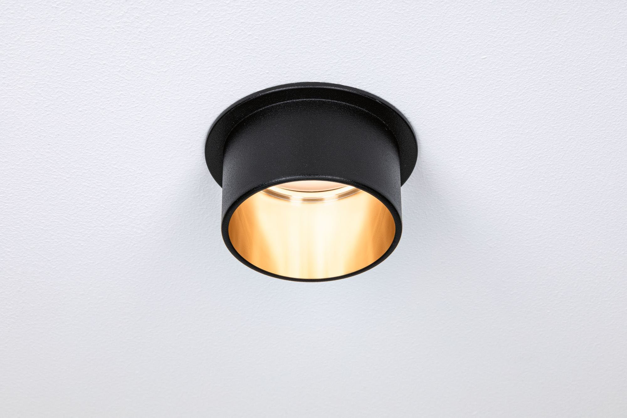 Paulmann LED Einbauleuchte Warmweiß, LED wechselbar, LED-Modul, 3-Stufen-dimmbar Gil, mehrere Helligkeitsstufen