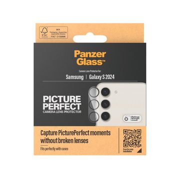 PanzerGlass PicturePerfect Camera Lens Protector für Samsung Galaxy S24, Kameraschutzglas, Lens Cover, stoßfest, kratzbeständig