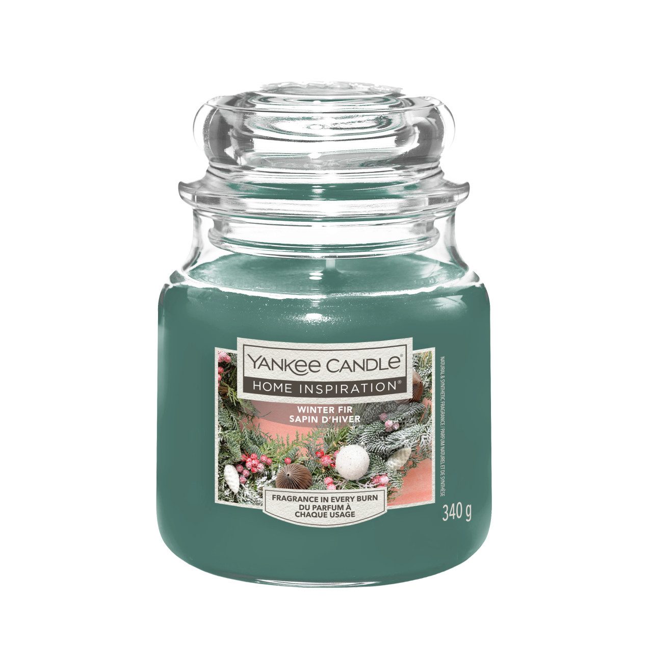 Yankee Candle Duftkerze Yankee Candle Duftkerze Mittleres Glas Winter Fir