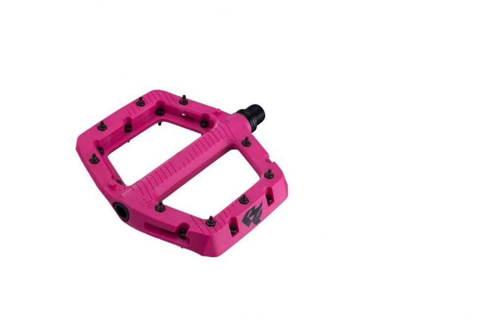 Race Face Fahrradpedale Race Face Chester Large Plattform-Pedal, magenta lila - griffiges MTB-