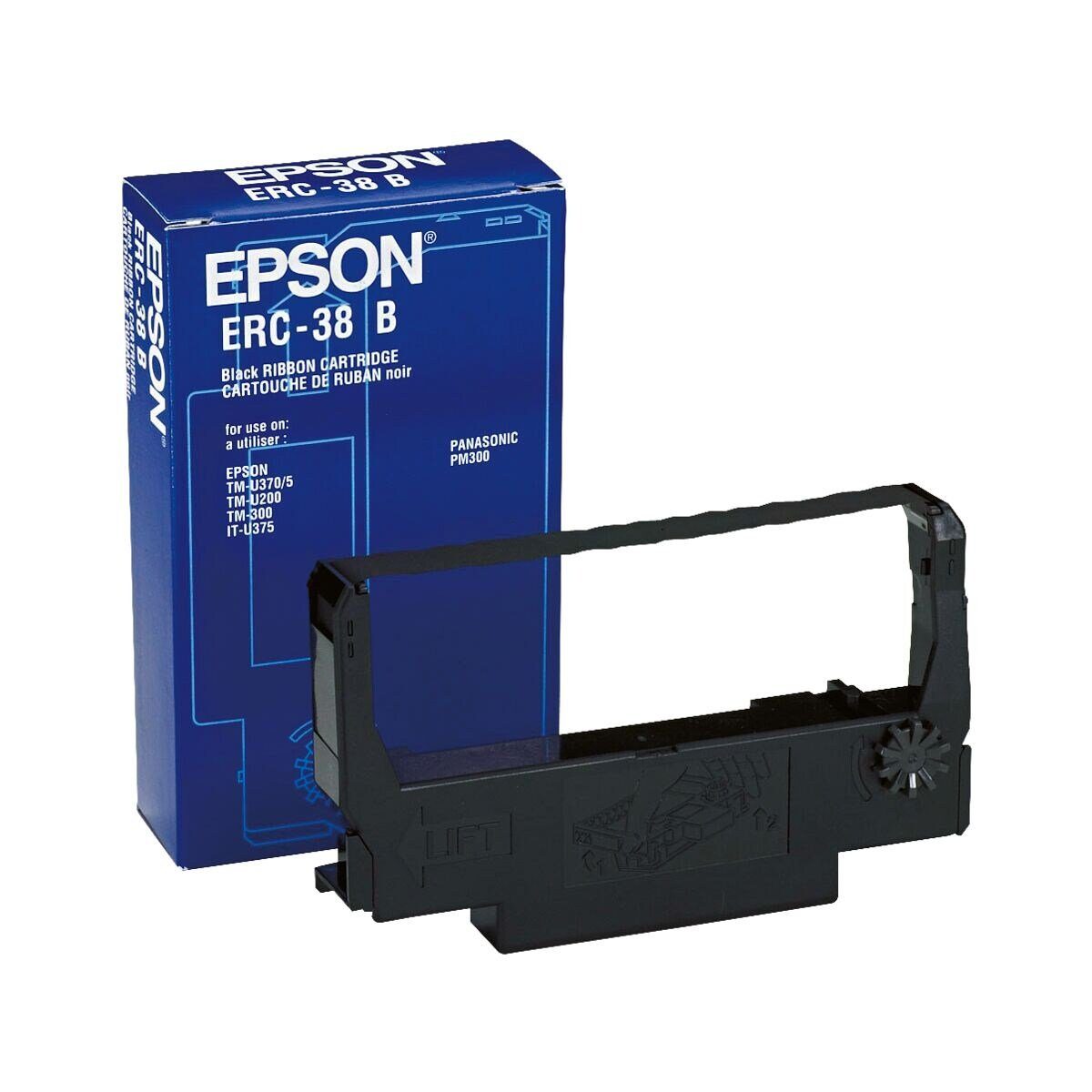 Epson Druckerband ERC-38B, für Kassensysteme, schwarz | Beschriftungsbänder